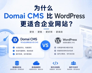 为什么 Domai CMS 比 WordPress 更适合企业网站？