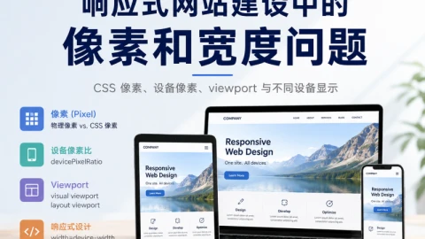 响应式网站建设中的像素和宽度问题
