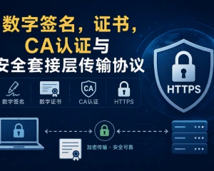 数字签名，证书，CA认证与安全套接层传输协议