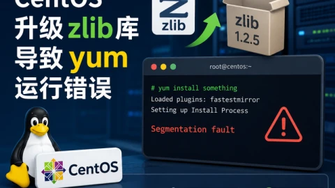 CentOS升级zlib库导致yum运行错误