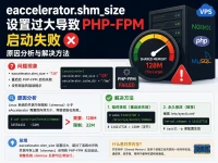 eAccelerator.shm_size 设置过大导致 PHP-FPM 启动失败