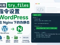 利用 try_files 指令设置 WordPress 在 Nginx 下的伪静态