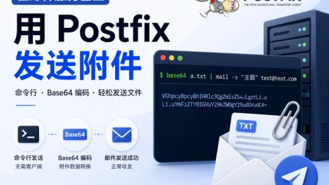 在邮件服务器上用 Postfix 发送附件