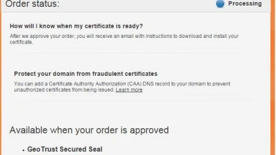如何申请GeoTrust的Extended Validation SSL证书
