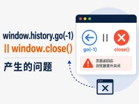 一个 window.history.go(-1)||window.close() 产生的问题