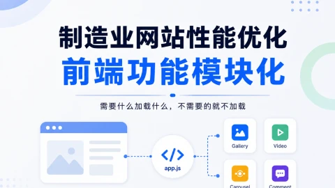制造业网站性能优化：前端功能模块化