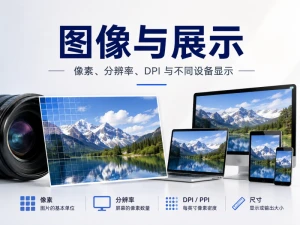 图像与展示：像素、分辨率、DPI 与不同设备显示