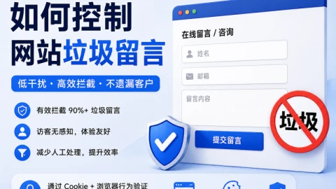 如何控制网站垃圾留言